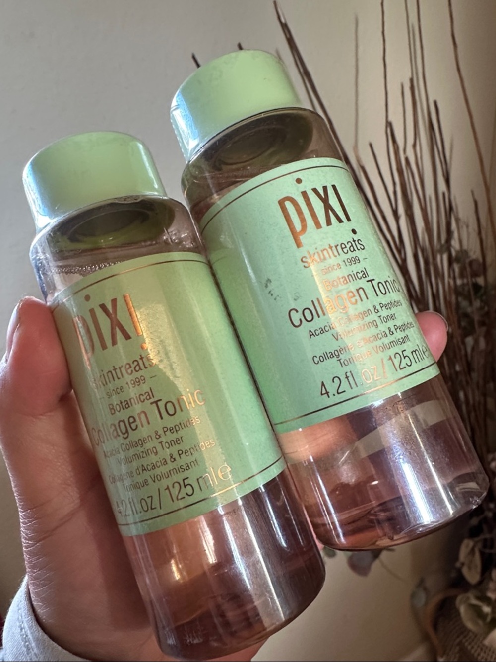 Bundle of 2 Pixi Botanical Collagen Tonic Toner both‎ sealed 4.2 fl oz 125 ml